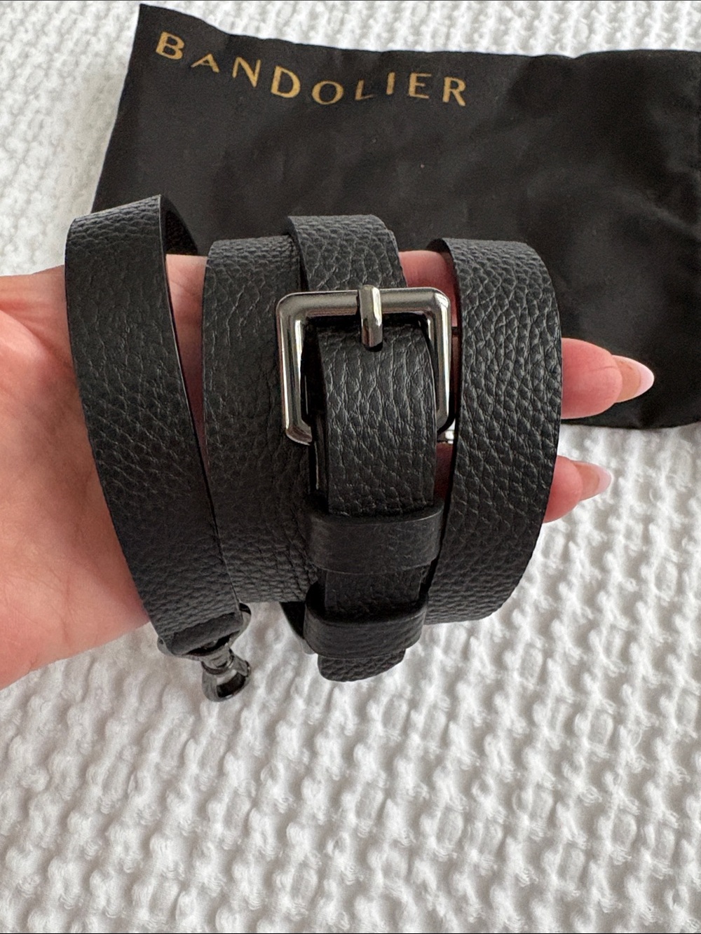 Bandolier adjustable strap